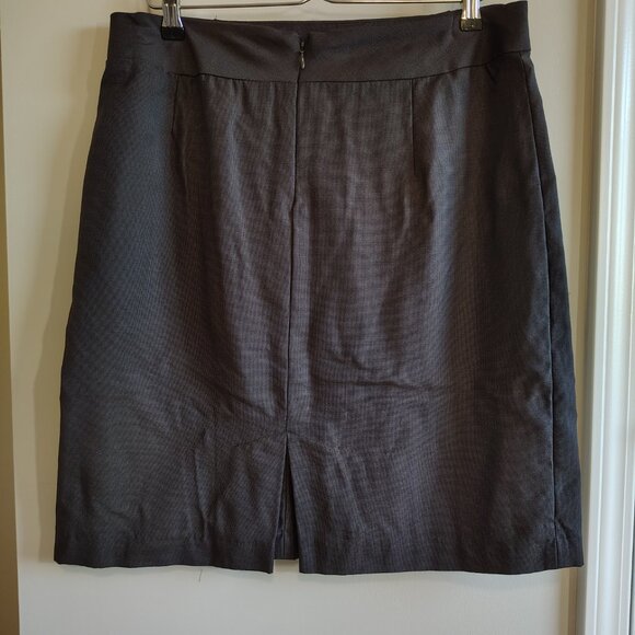 Sacoor Brothers Wool Silk A-Line Knee-Length Skirt size EU 42 / UK 14 / US 12 - Picture 4 of 12